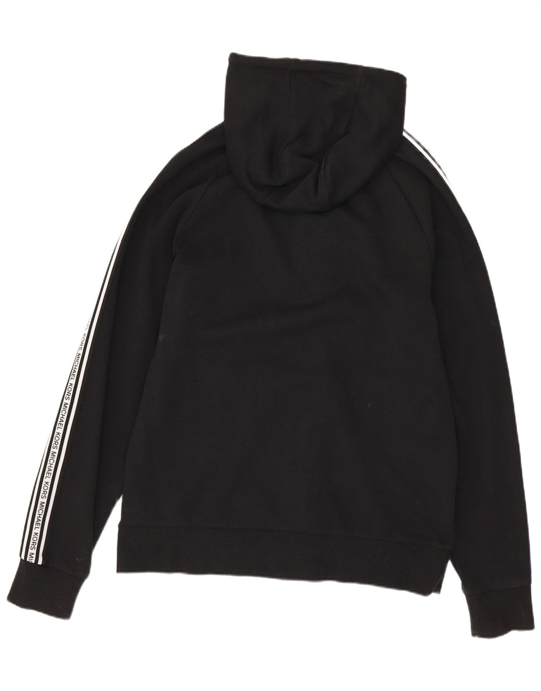 Suéter masculino com capuz e zíper gráfico MICHAEL KORS pequeno bloco colorido preto