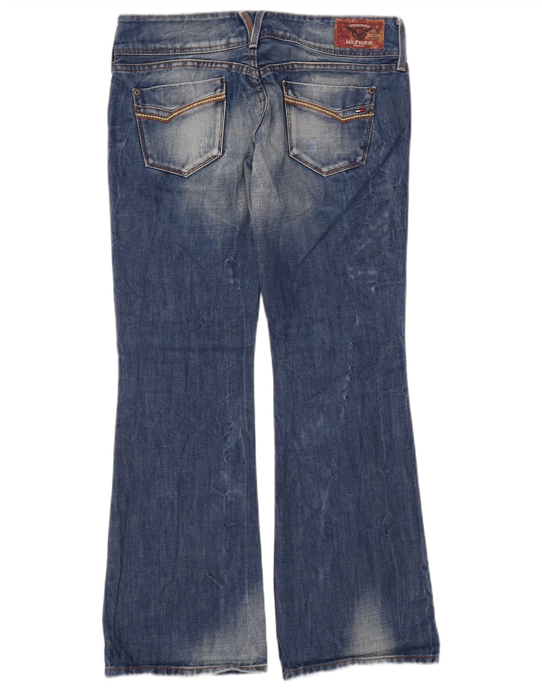 Jeans feminino Tommy Hilfiger Bootcut W30 L32 azul algodão