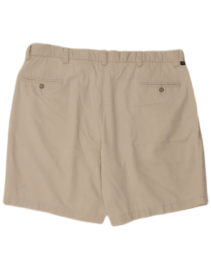 Shorts masculinos Dockers Pegged Chino W42 2XL algodão cinza
