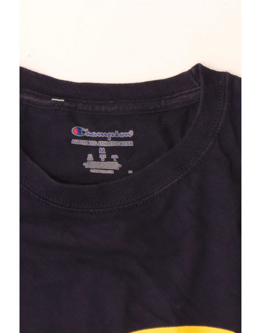 Camiseta masculina Champion Toledo Rockets com estampa gráfica Top Médio Azul Marinho