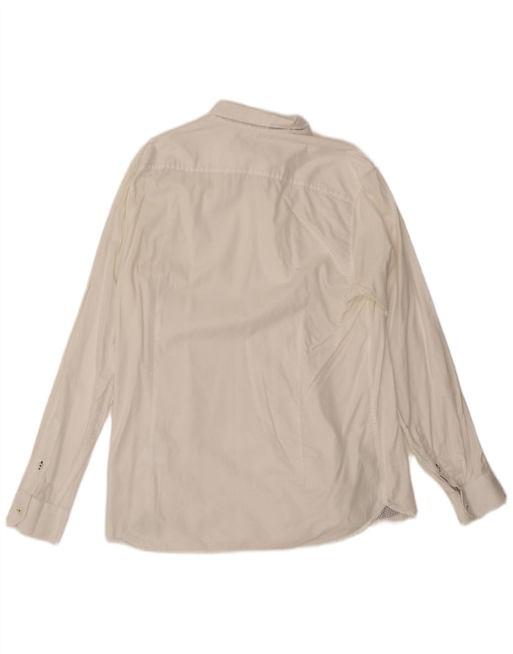 Camisa masculina TED BAKER tamanho 5 XL algodão branco