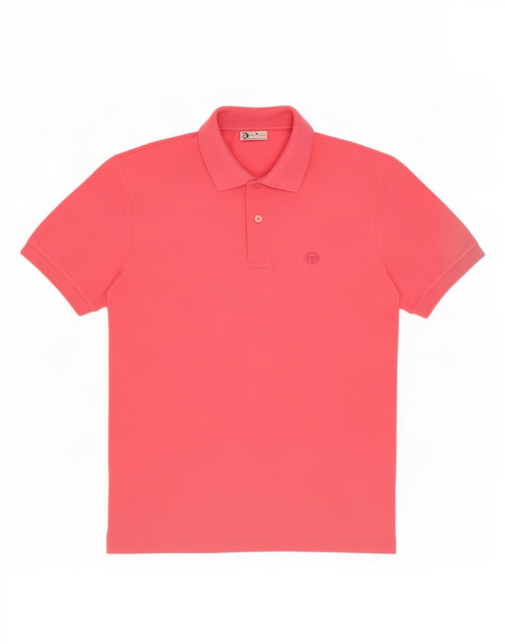 Camisa pólo masculina Sergio Tacchini grande rosa