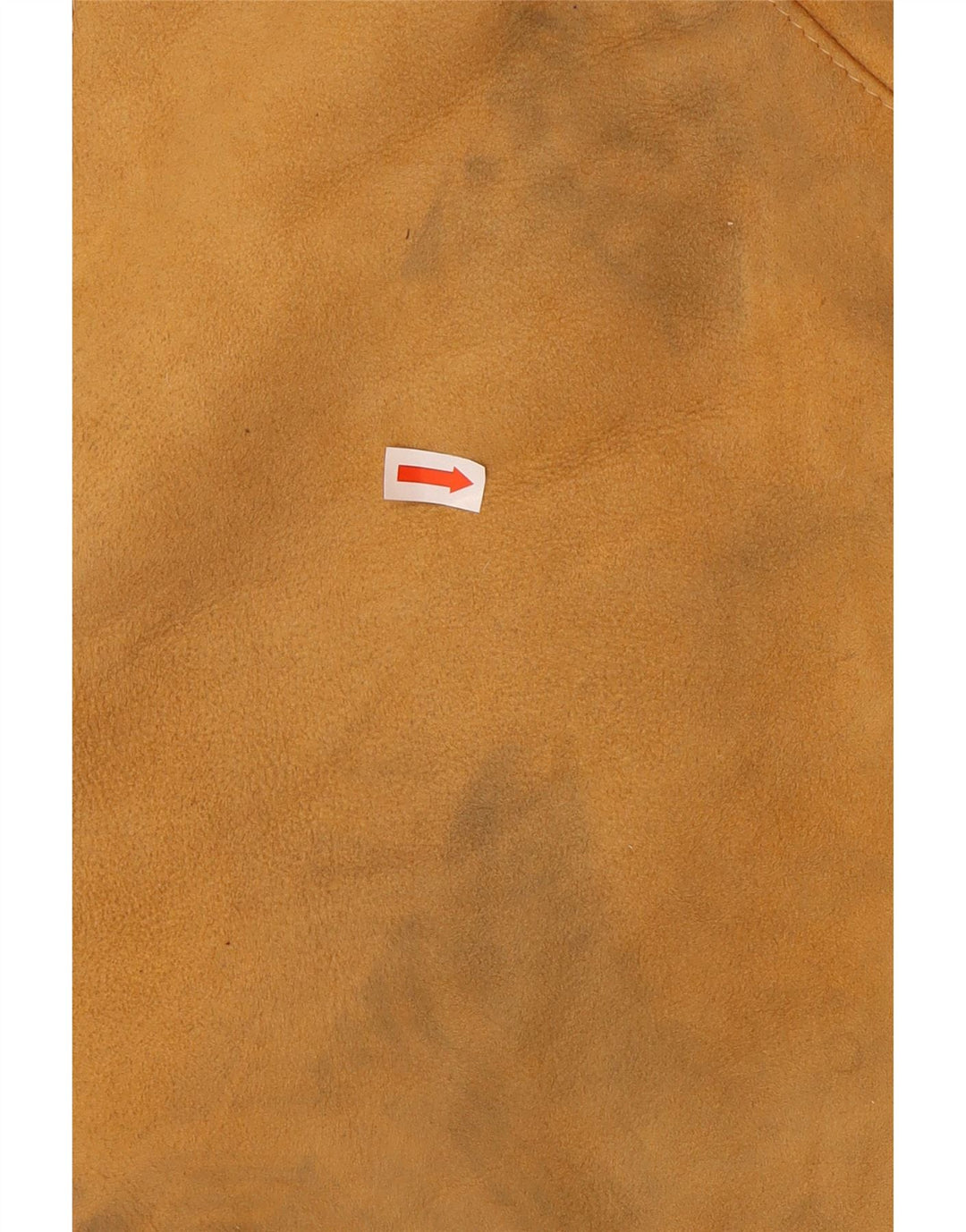 Jaqueta feminina vintage de shearling de grandes dimensões IT 42 Shearling marrom médio