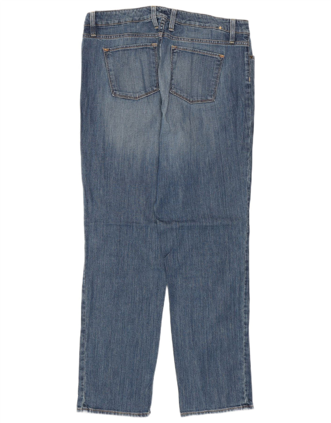 L.L.BEAN Calça jeans reta feminina com ajuste favorito US 14 XL W36 L30 Azul