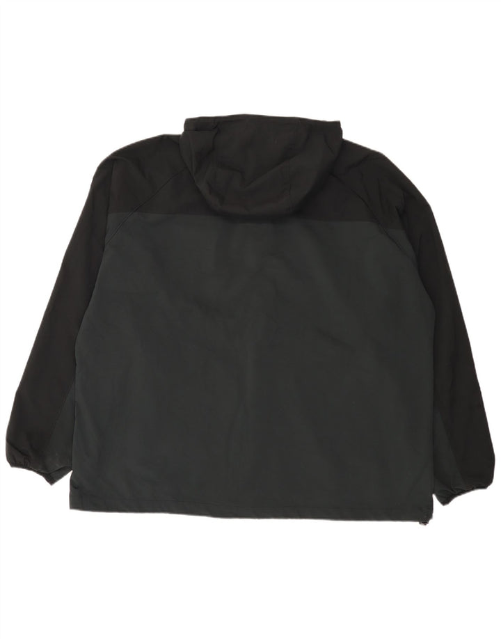 Columbia Mens Hooded Tracksuit Top Jacket 2XL Preto Colourblock Poliéster