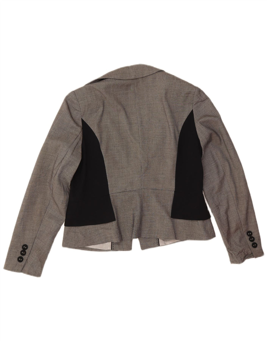 Jaqueta blazer feminina Marks & Spencer UK 14 grande bloco cinza
