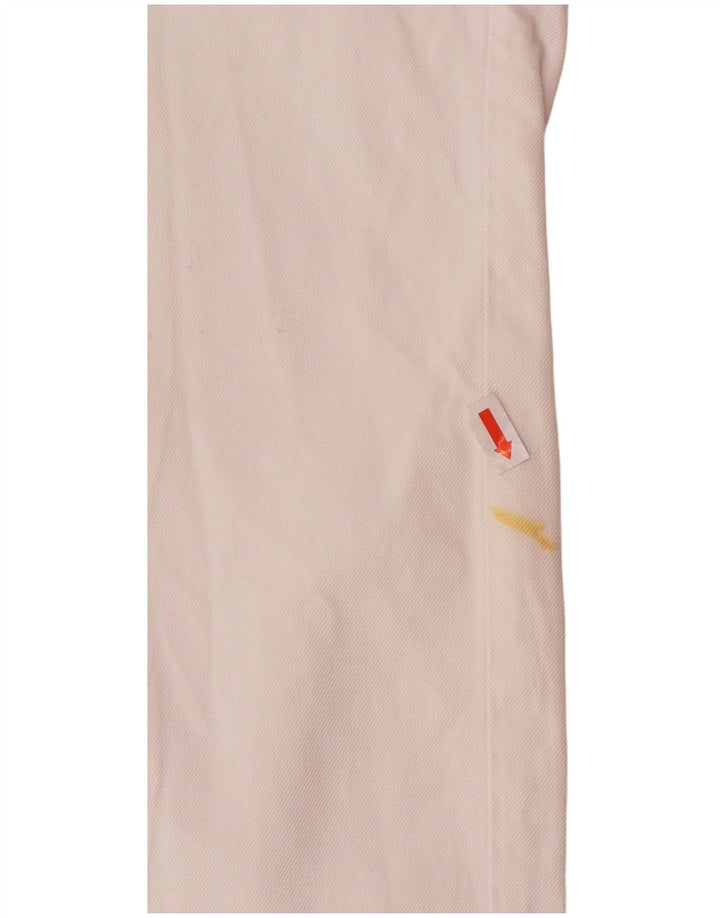 Calça feminina casual reta REFRIGIWEAR W33 L27 algodão branco