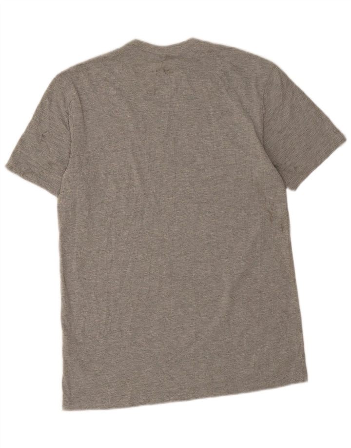Camiseta Adidas Masculina Graphic Top Poliéster Salpicado Cinza Médio