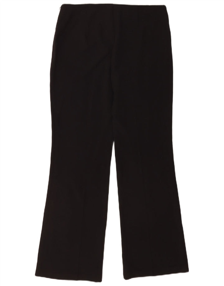 Calça feminina Marks & Spencer Bootcut Suit Reino Unido 12 Médio W32 L30 Preta