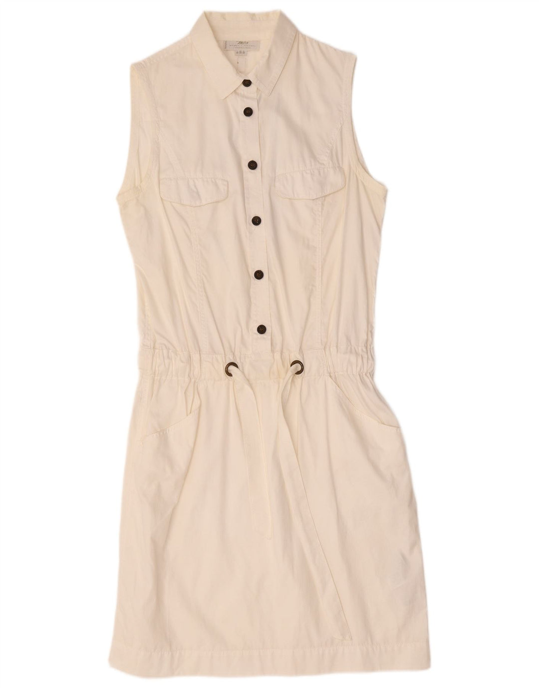 Pulôver feminino Marlboro Classics sem mangas vestido IT 42 médio branco