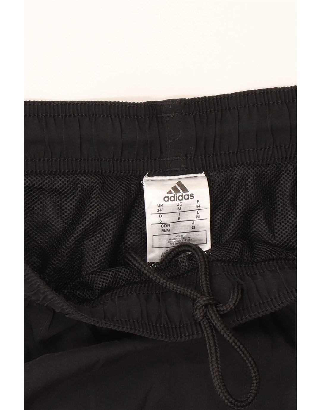Adidas Mens Regular Sport Shorts Grande Poliéster Preto