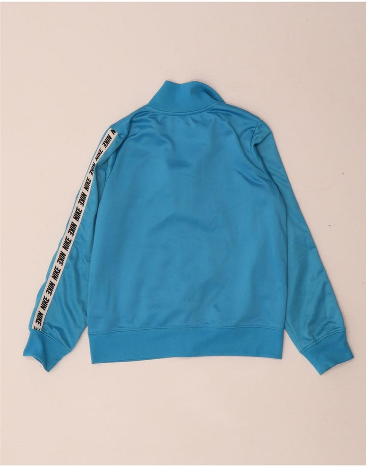 Jaqueta Nike Boys Graphic Tracksuit Top 6-7 anos grande bloco colorido azul