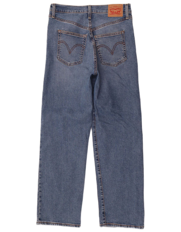 Jeans retos masculinos Levi's W28 L29 algodão azul