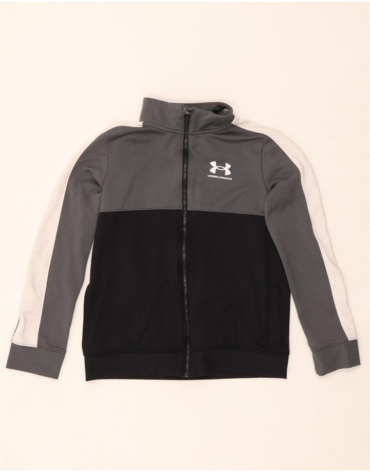 Jaqueta de treino para meninos UNDER ARMOUR 9-10 anos médio preto colorblock