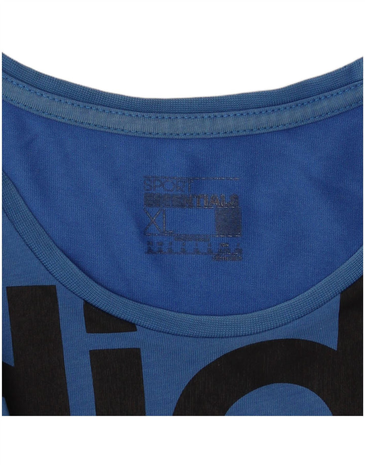 Camiseta Adidas Masculina Climalite Graphic Top XL Azul