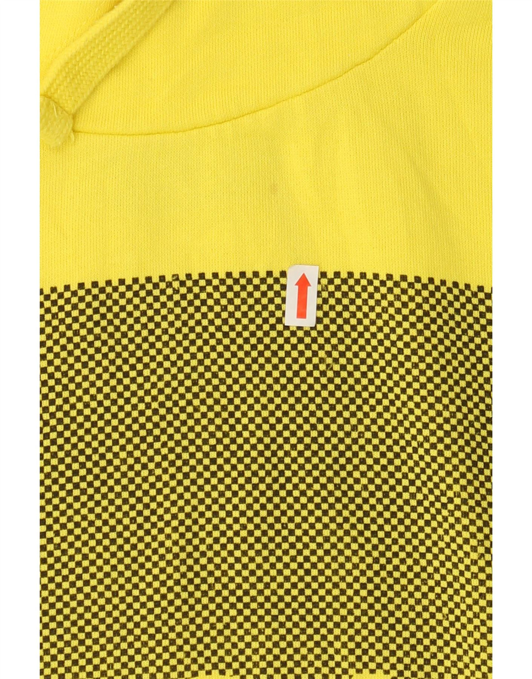 JACK & JONES Mens Graphic Hoodie Jumper Large Yellow Cotton Vintage Jack & Jones and Second-Hand Jack & Jones from Messina Hembry 