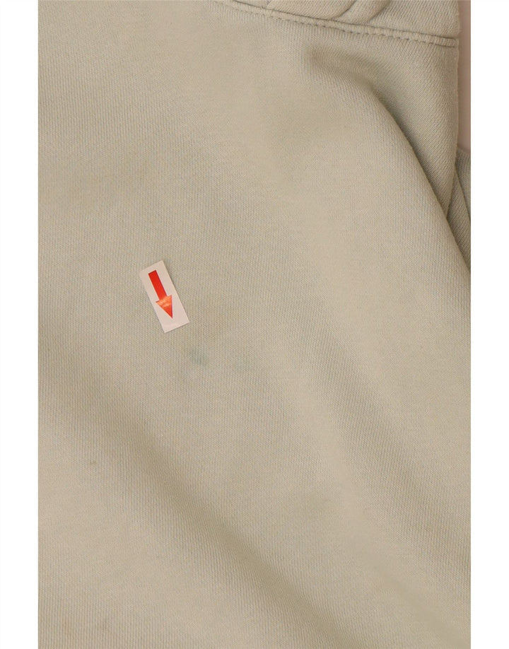 Suéter Nike masculino com capuz grande de algodão branco
