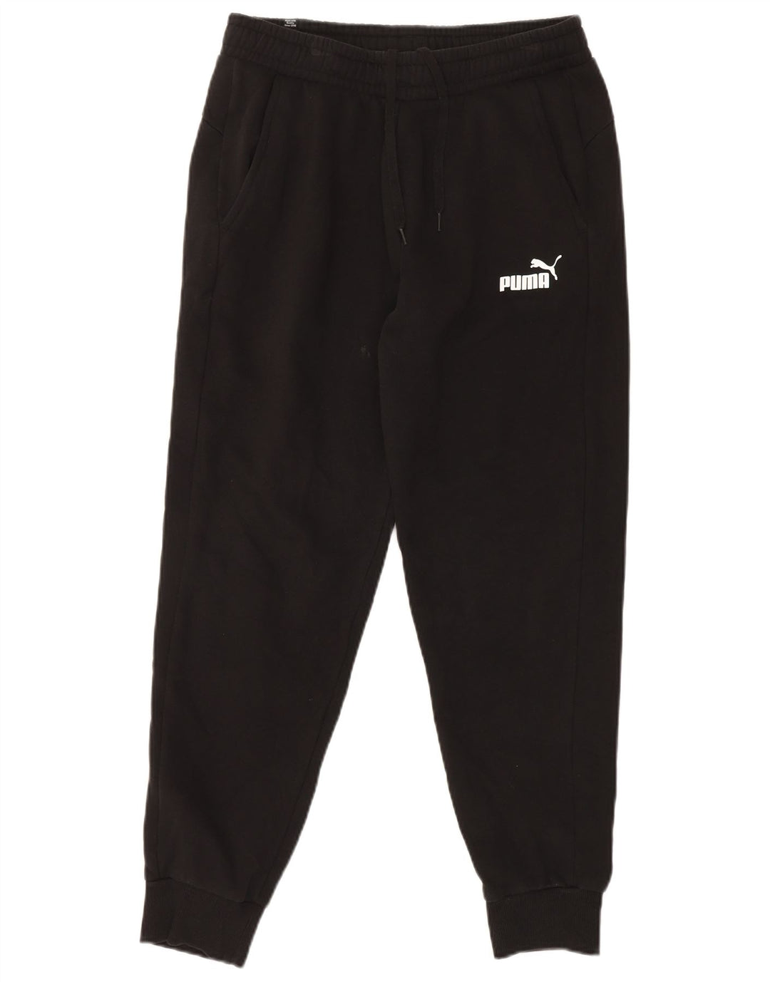 Calça de treino masculina PUMA joggers grande algodão preto