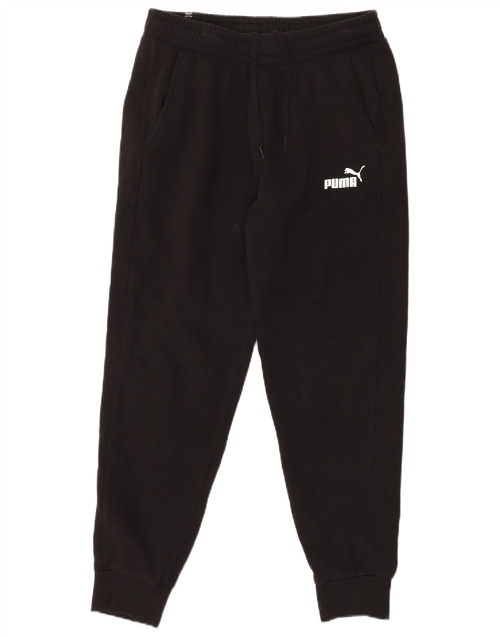 Calça de treino masculina PUMA joggers grande algodão preto