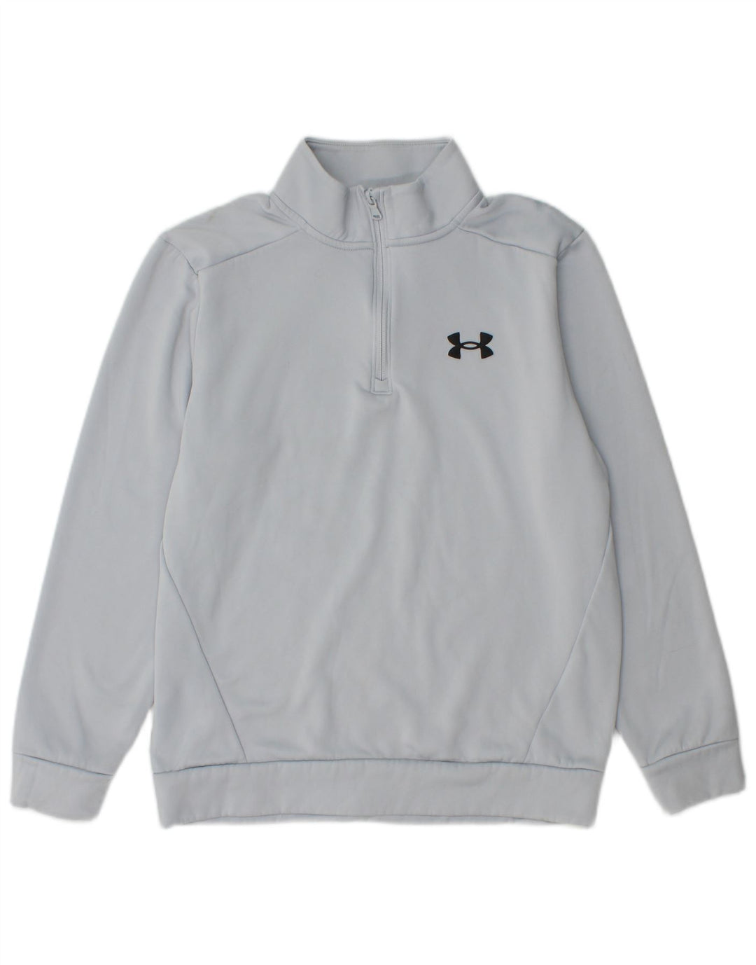 UNDER ARMOUR Suéter feminino oversized com zíper e gola UK 10 pequeno cinza