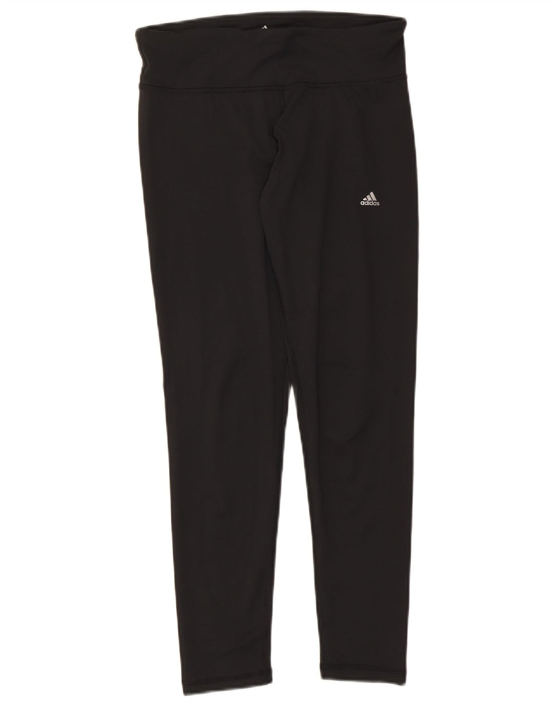 Adidas Womens Climalite Leggings UK 12/14 Médio Preto Poliéster