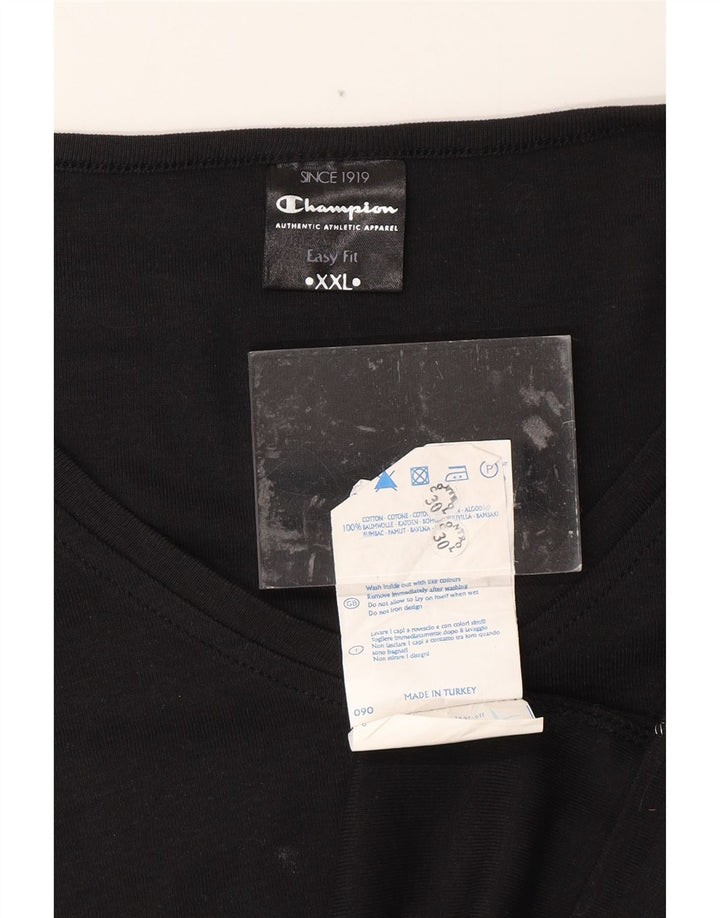 CHAMPION Colete feminino Easy Fit Top UK 20 2XL algodão preto