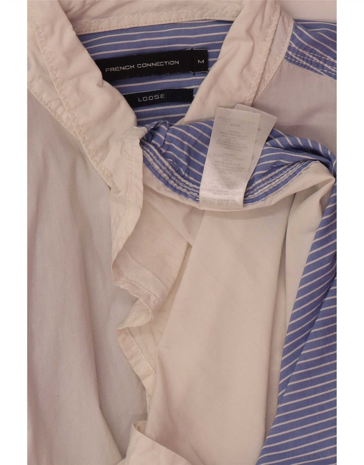 Camisa masculina French Connection algodão colorblock branco médio