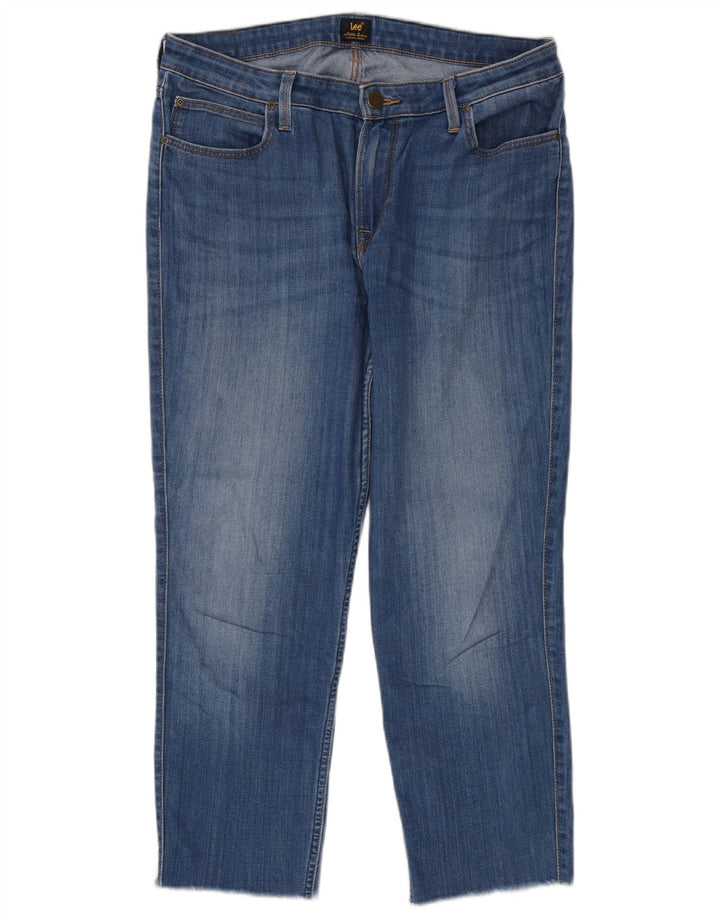 Calça jeans feminina Lee Scarlett W33 L25 algodão azul