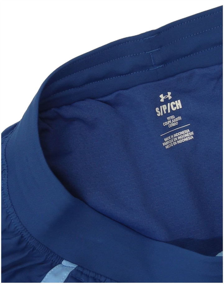 Under Armour Mens Sport Shorts Pequeno Azul Poliéster