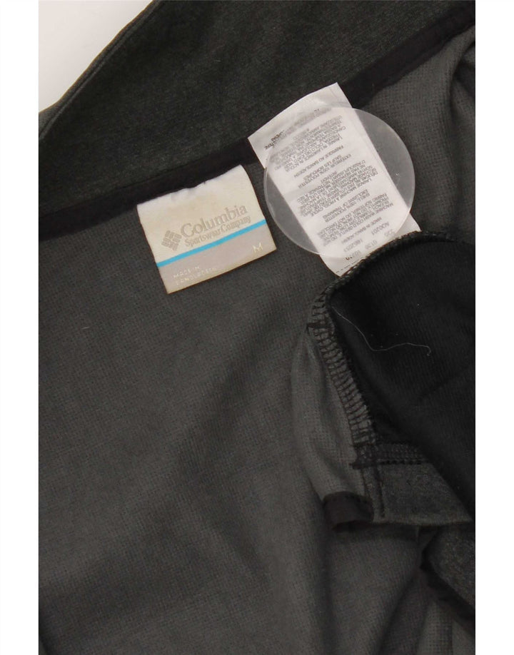 Columbia Mens Tracksuit Top Jacket Poliéster Cinza Médio