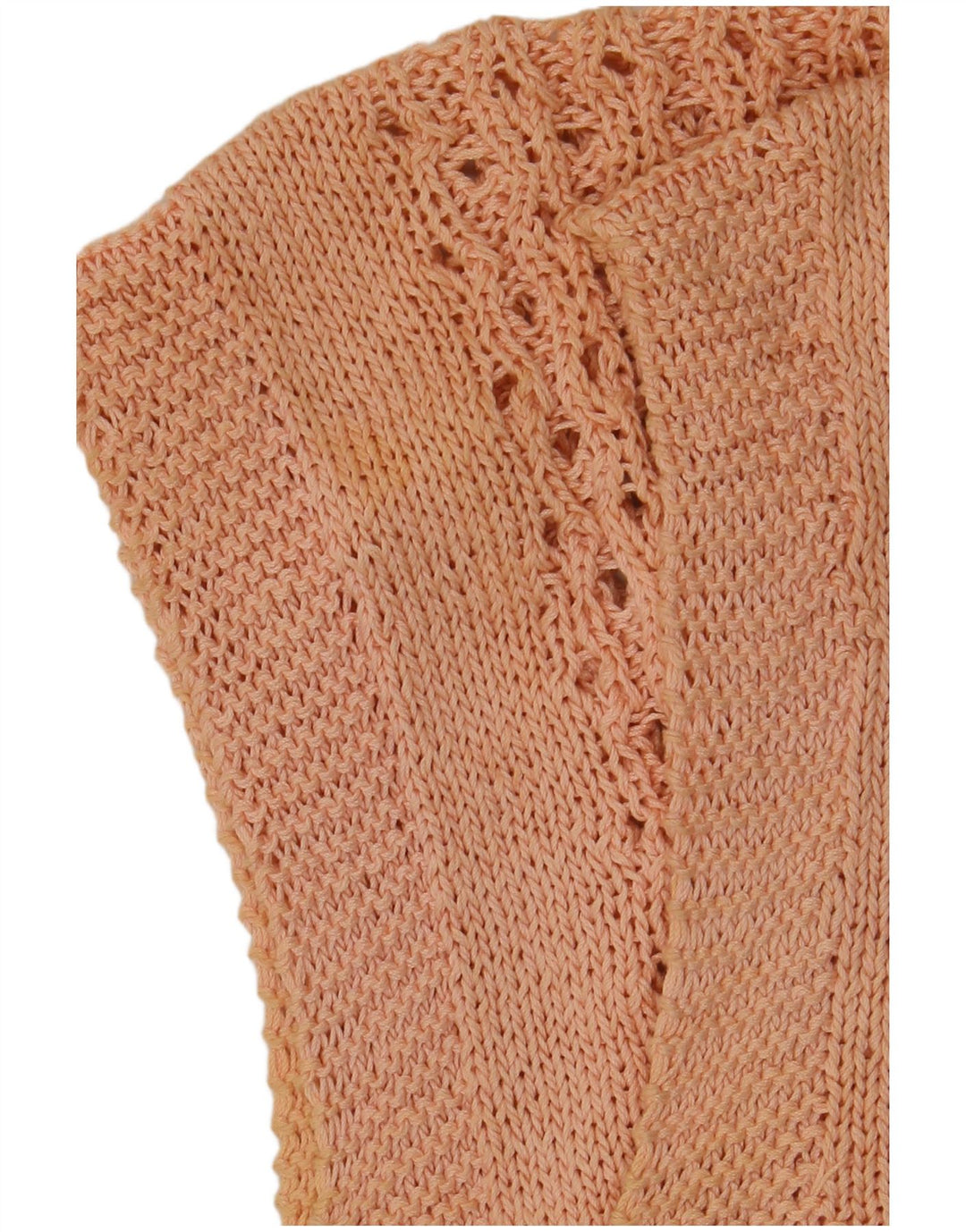 Regata feminina vintage com colete curto UK 12 rosa médio