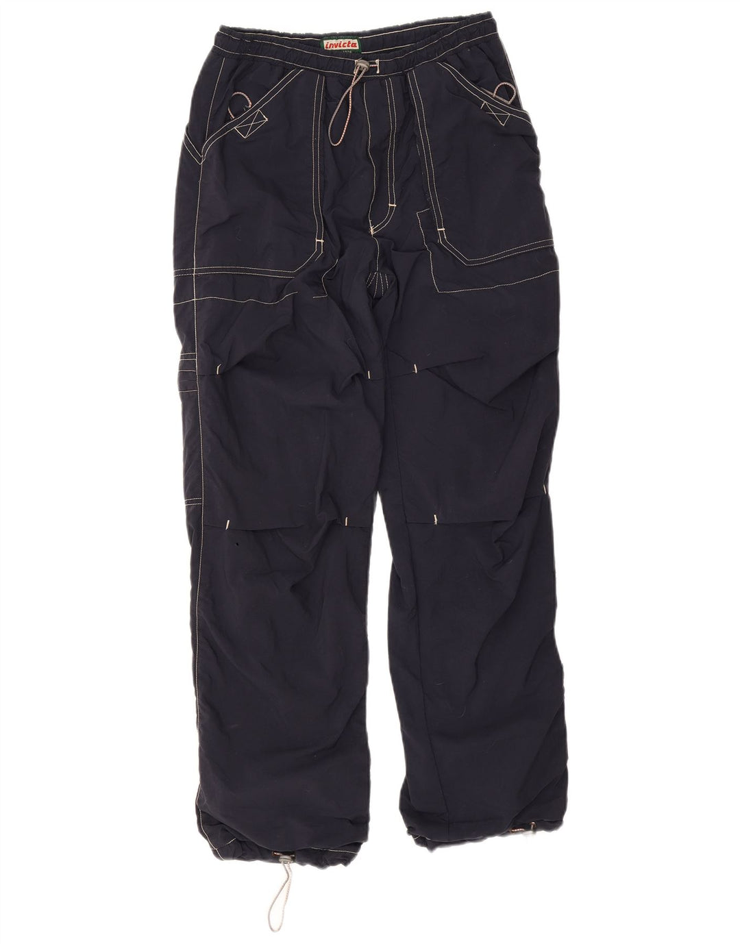 Invicta Mens Joggers Cargo Calças W28 L29 Azul Marinho