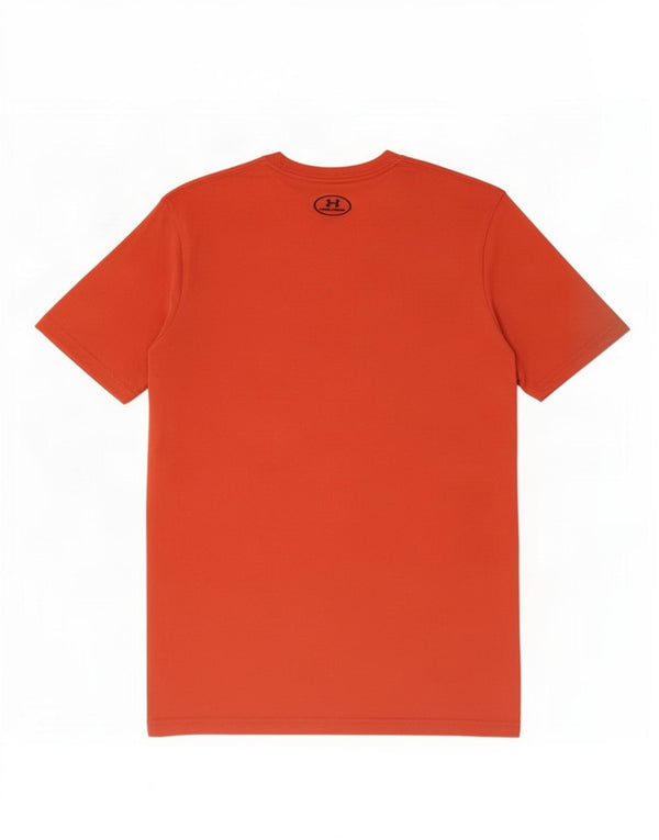 Camiseta masculina Under Armour Heat Gear Top Médio Vermelho