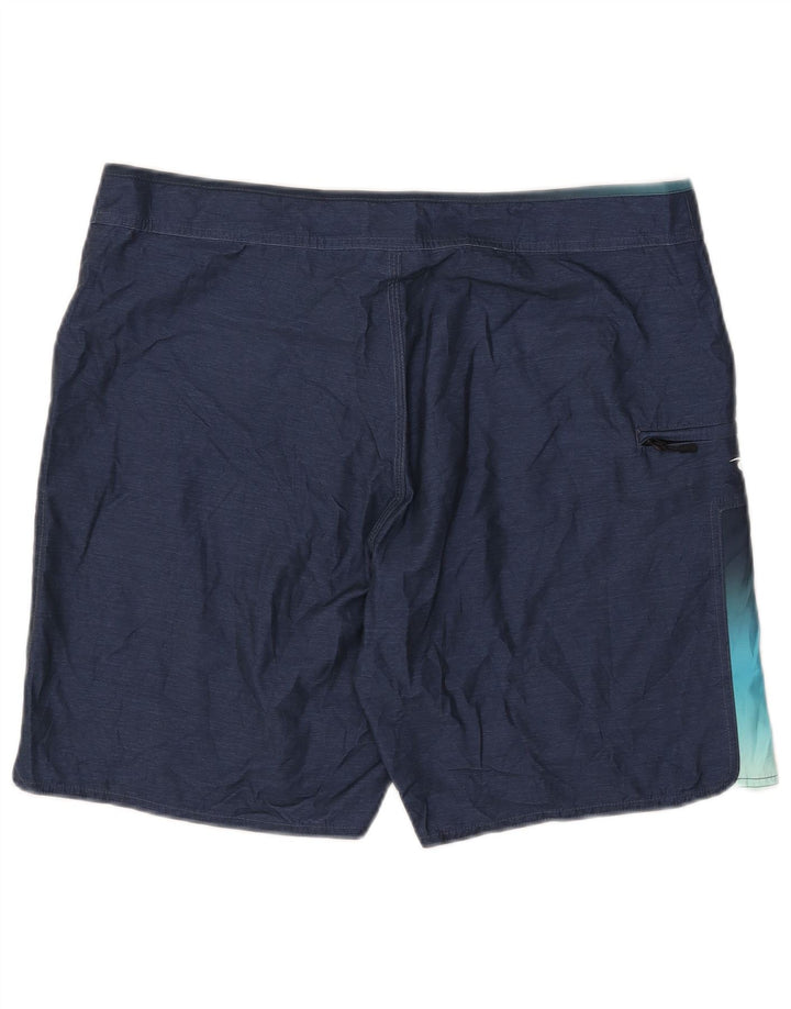Shorts de natação masculino Rip Curl grande poliéster Colourblock azul marinho