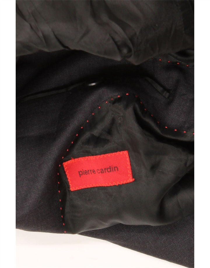 Jaqueta Blazer Masculina Pierre Cardin com 3 Botões Reino Unido 40 Grande Cinza