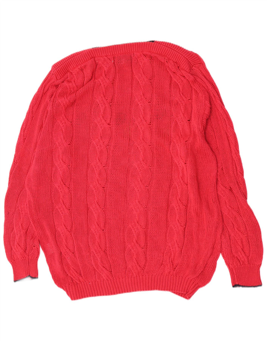 Suéter feminino St. Germain com gola canoa e gola redonda IT 46 grande vermelho clássico