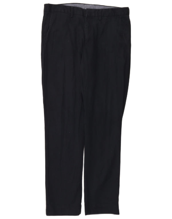 J. Crew Calça masculina BOWERY Slim Fit Chino W33 L32 Algodão Azul Marinho