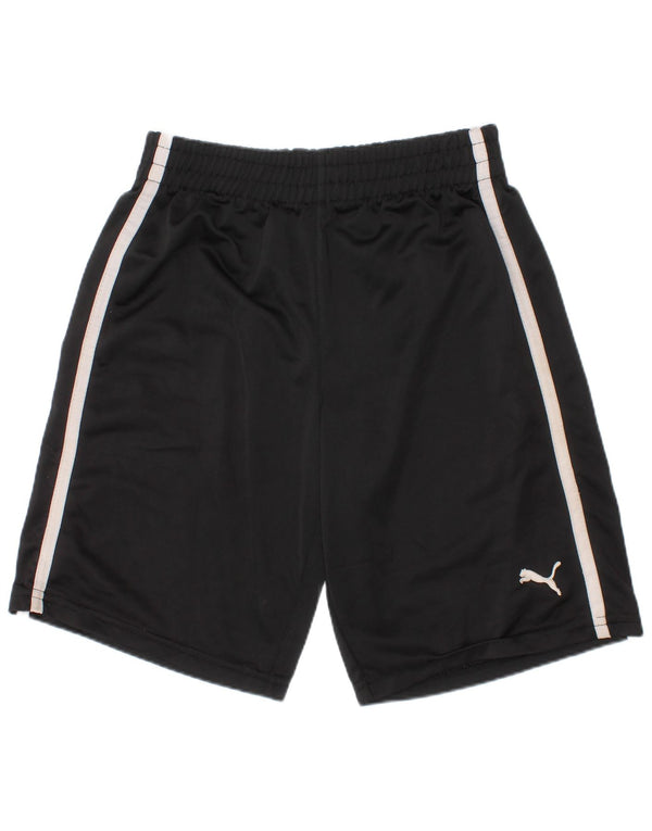 Shorts esportivos Puma meninos 6-7 anos preto poliéster