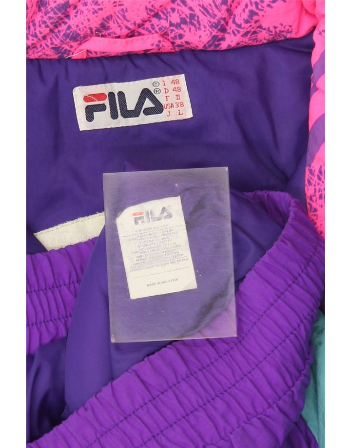 Jaqueta de esqui masculina FILA Loose Fit IT 48 Medium Multicolor Colorblock