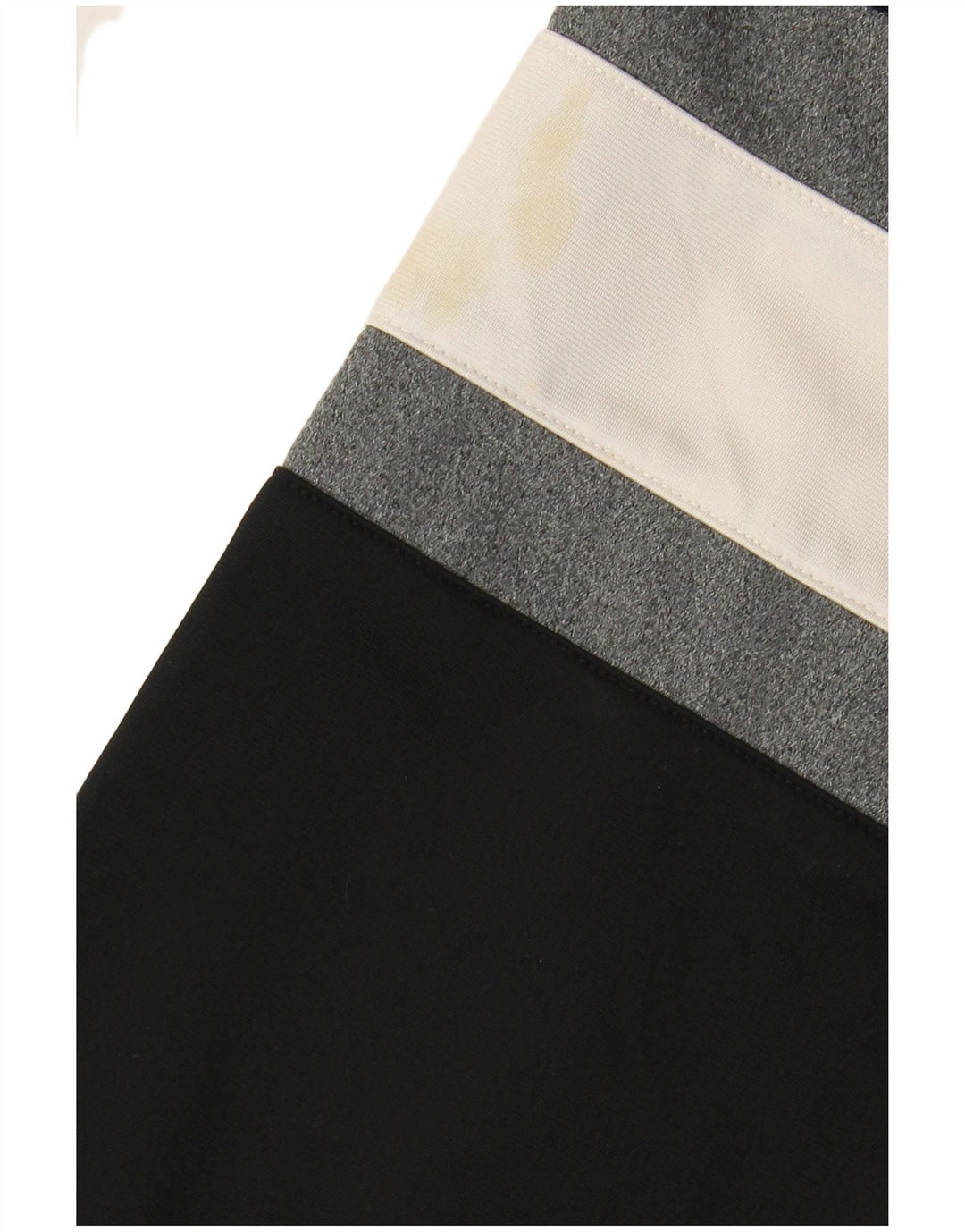 REEBOK masculino solto ajuste gráfico agasalho jaqueta superior pequeno bloco colorido preto