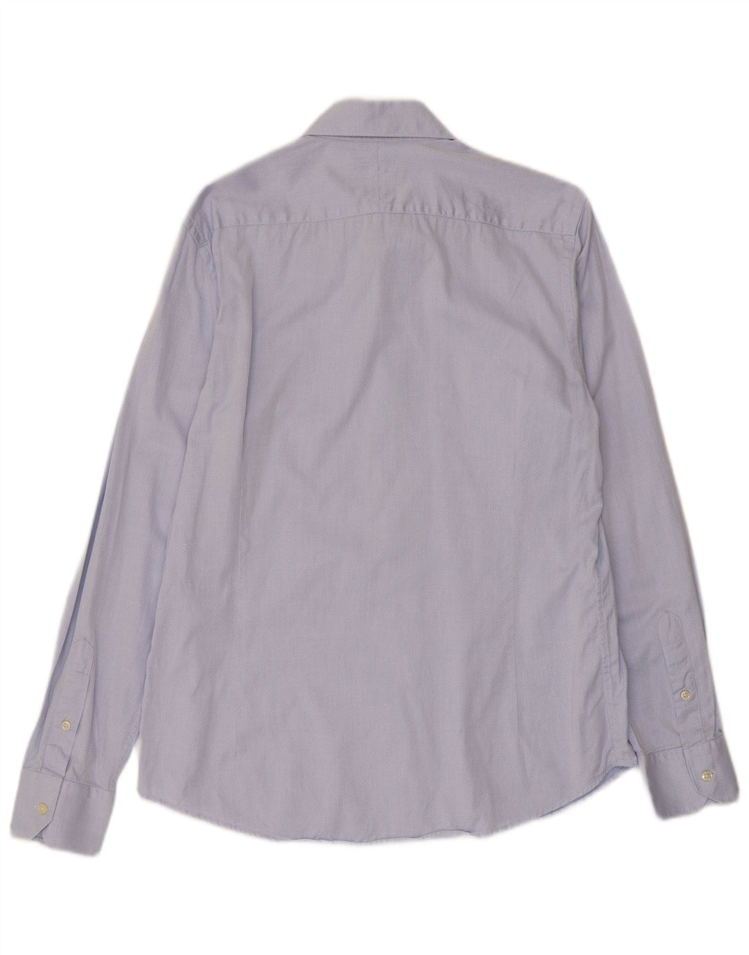 Camisa masculina Massimo Dutti tamanho 41 azul médio argyle/diamante
