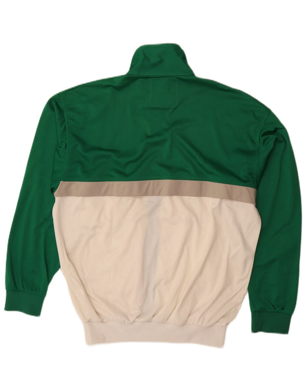 Kappa Mens Treino Top Jaqueta Grande Bloco Colorido Verde