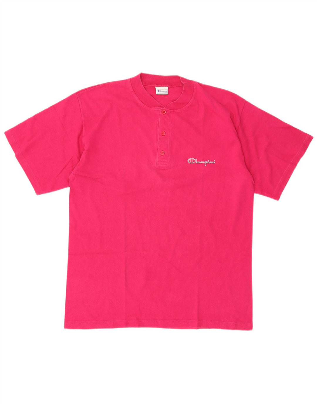 Camiseta masculina Champion grande algodão rosa