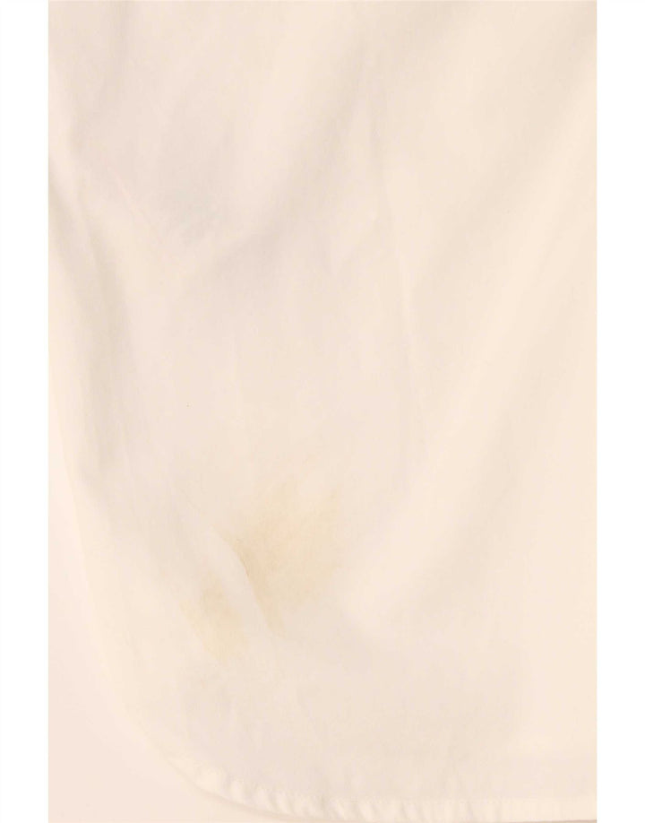 Camisa masculina Superdry pequena algodão branco