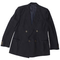 Jaqueta blazer masculina Redaelli com peito duplo IT 50 grande azul marinho