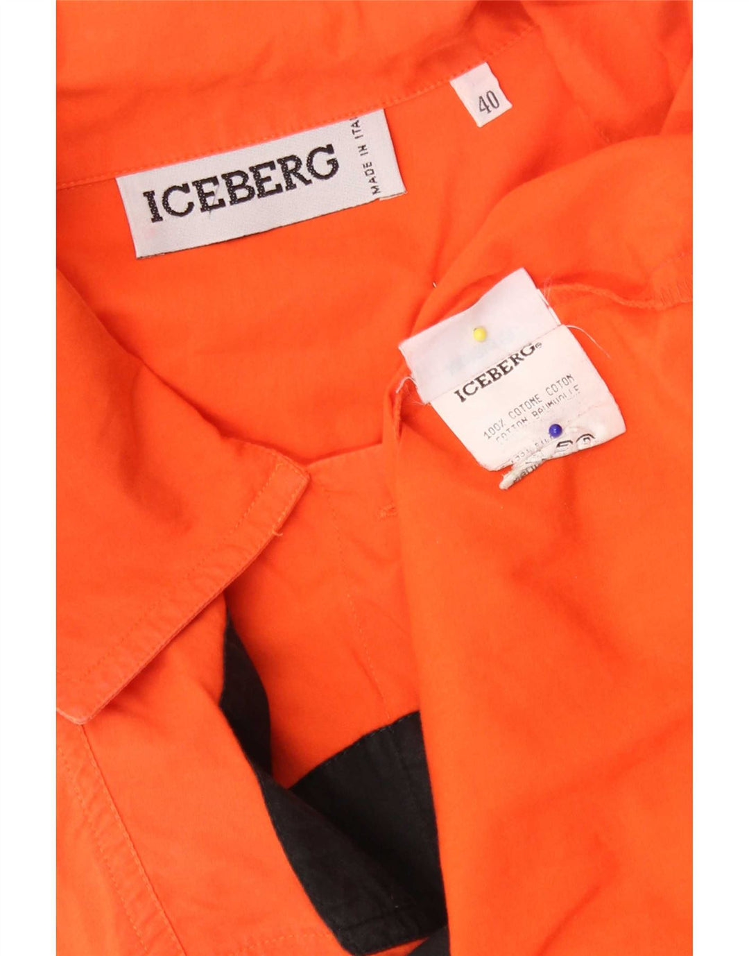 Blusa feminina Iceberg com estampa oversized IT 40 pequena laranja