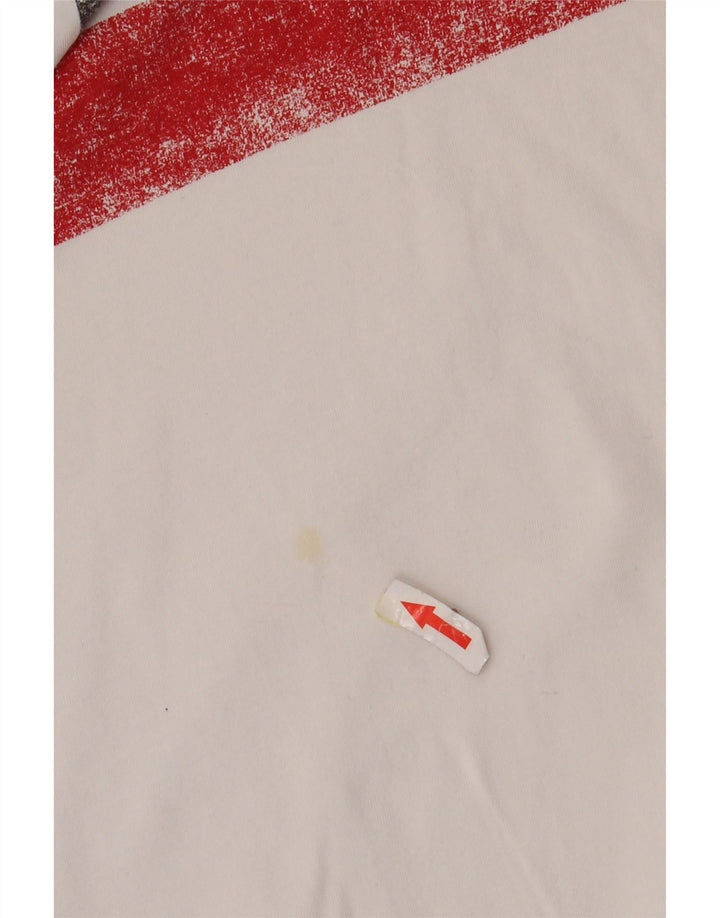 Camiseta gráfica masculina Levi's Top XL algodão branco