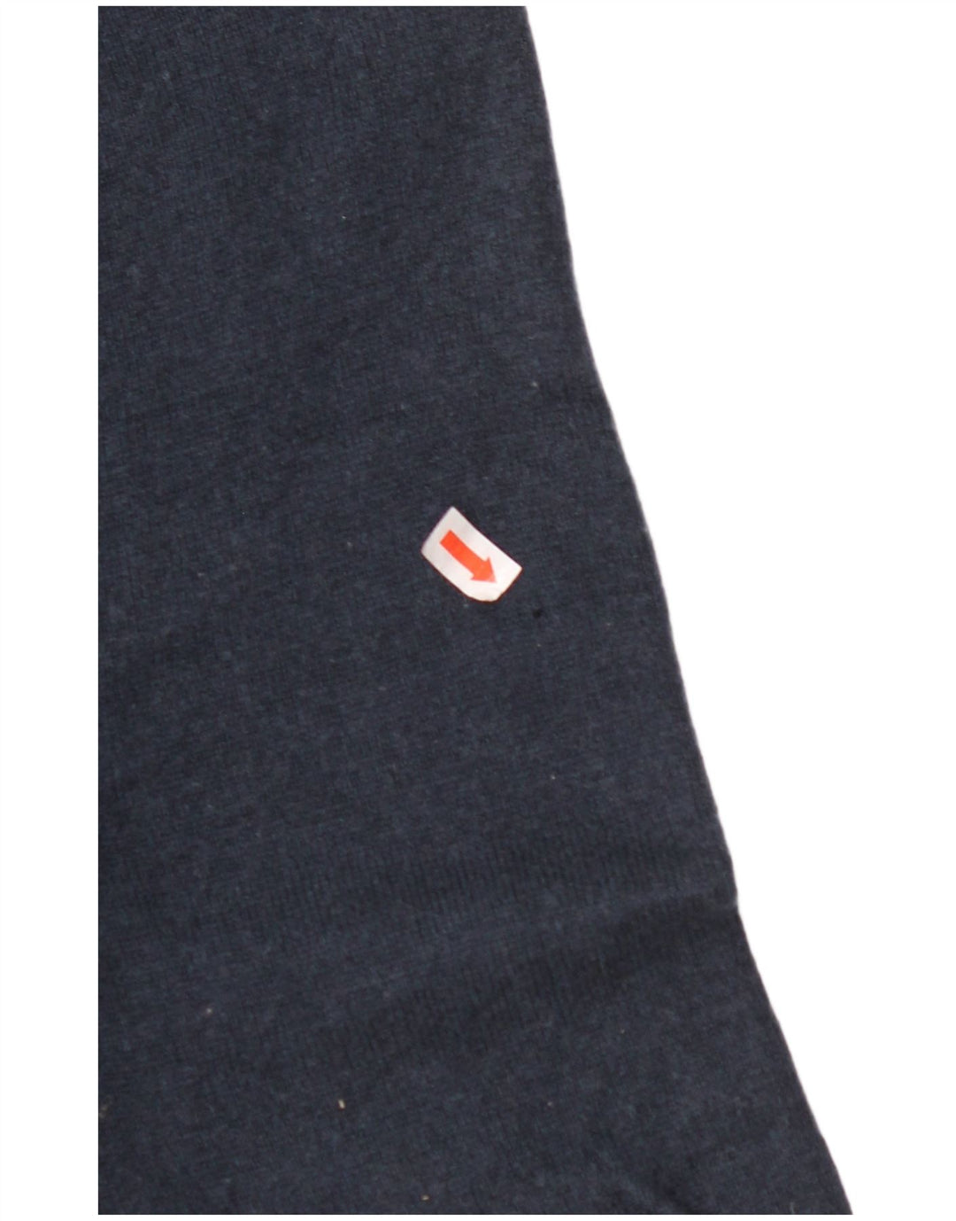 Suéter masculino TIMBERLAND com decote em V de lã azul marinho médio