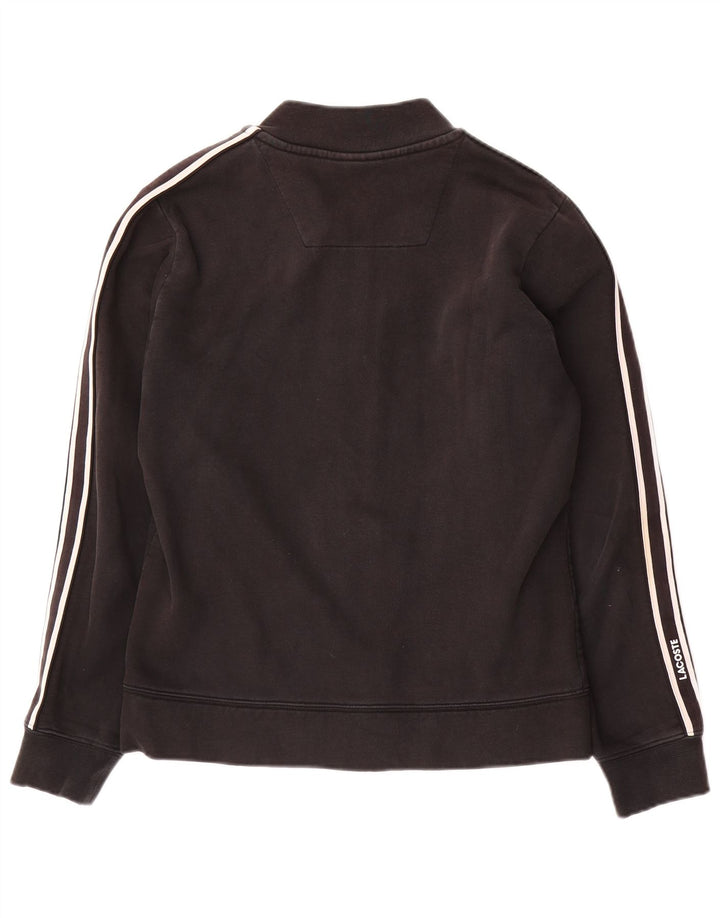 Jaqueta masculina LACOSTE tamanho 3 pequeno algodão preto