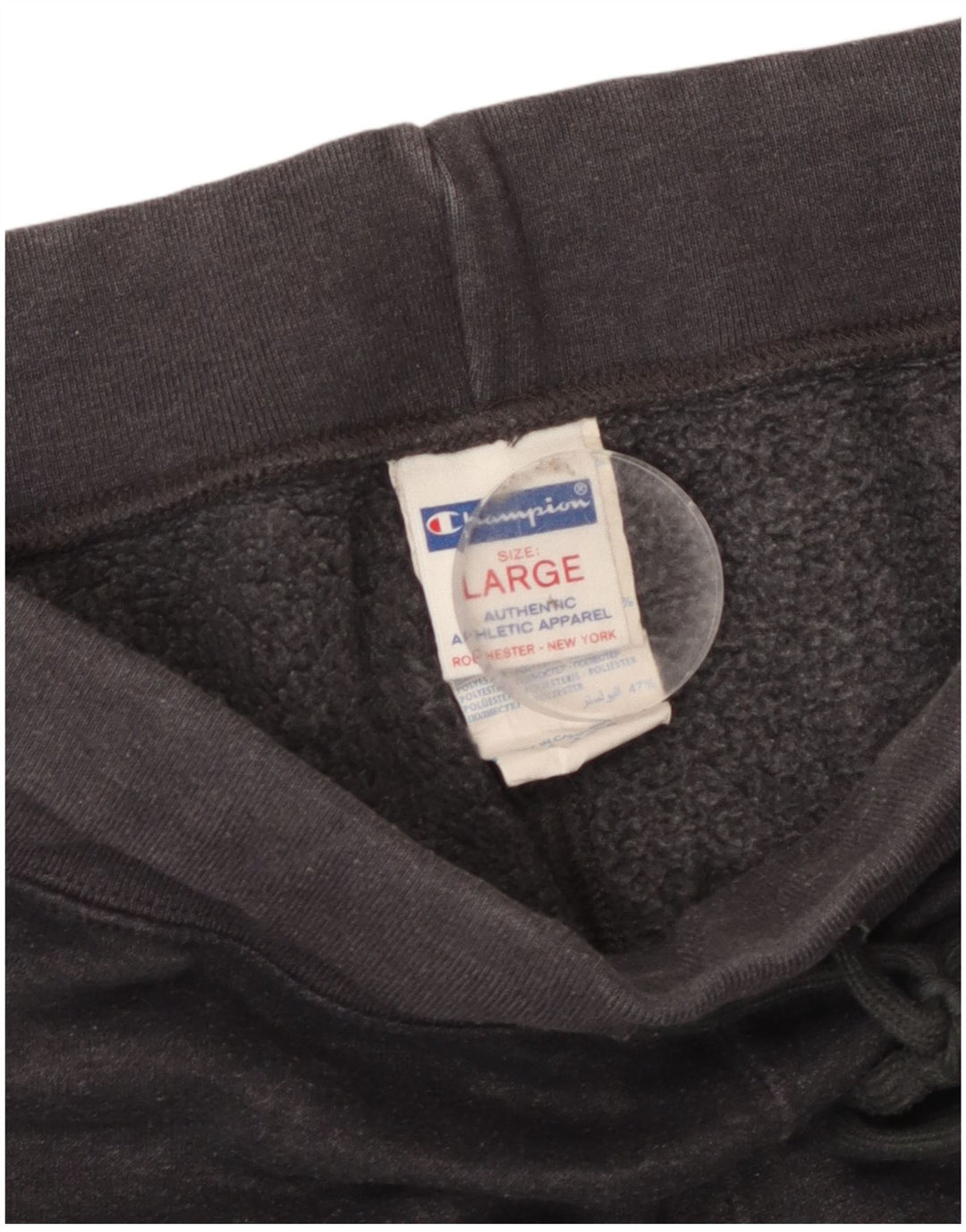 Calça de treino feminina Champion UK 16 grande algodão cinza